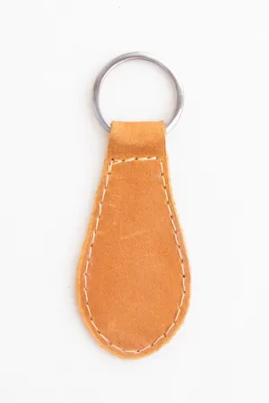 Leather Key Fob, Caramel