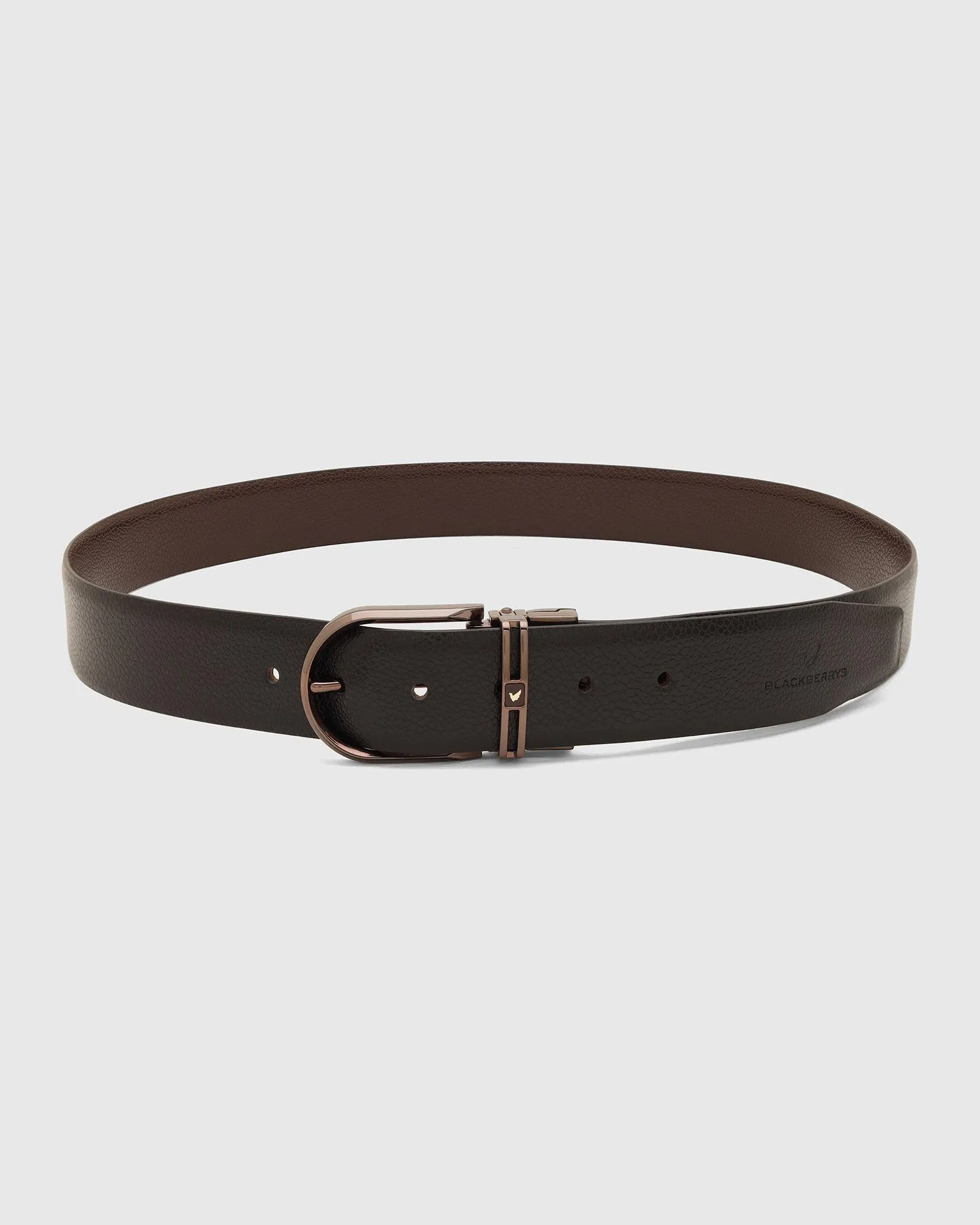 Leather Reversible Wine & Black Textured Belt - Toad