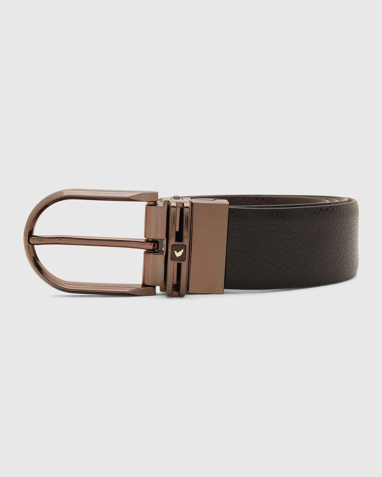 Leather Reversible Wine & Black Textured Belt - Toad