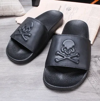 Leather slipper