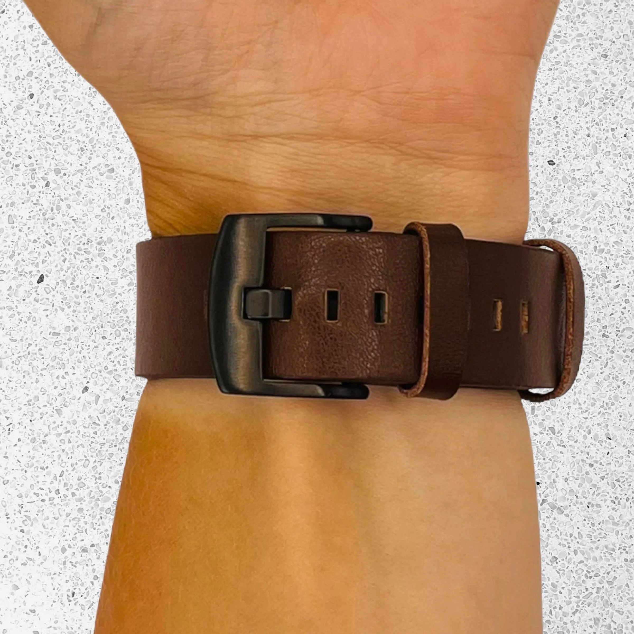 Leather Straps Compatible with the Samsung Galaxy Watch 6 (44mm)