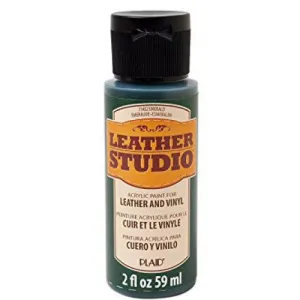 Leather Studio Paint Emerald 2 Oz.