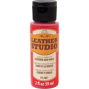 Leather Studio Paint Red 2 Oz.