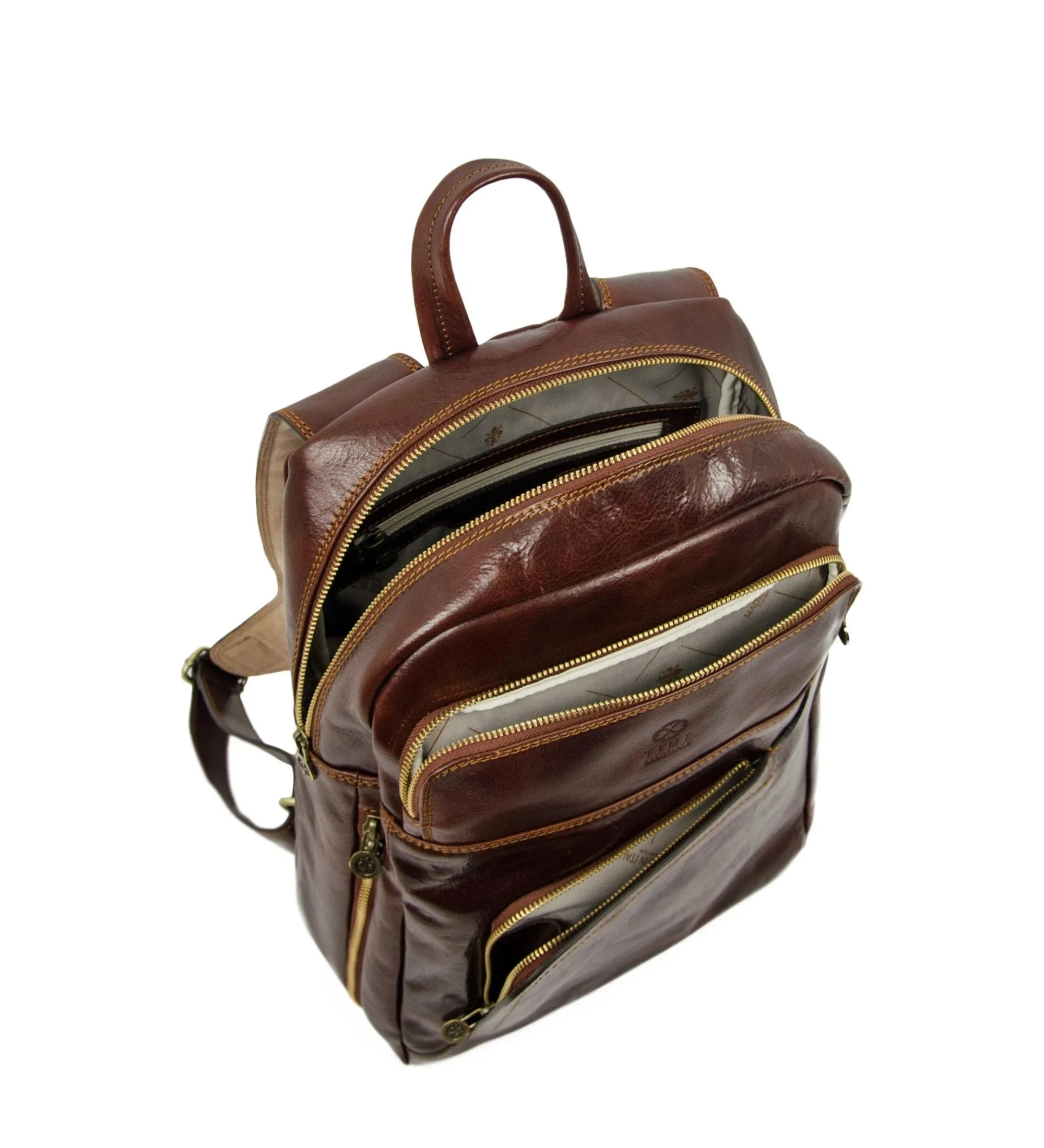 Leather Travel Backpack for Women - L.A. Confidential