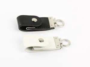 Leather USBs with Eyelet Button