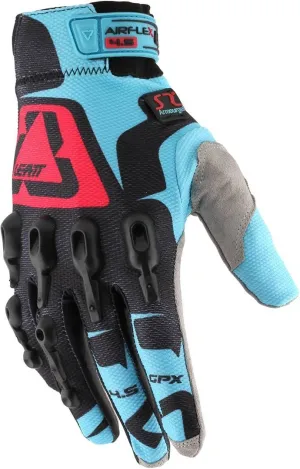 Leatt GPX 4.5 Lite Motocross Gloves, Black Blue Red