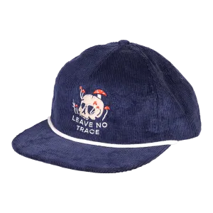 Leave No Trace Hemp Corduroy Strapback | Blue