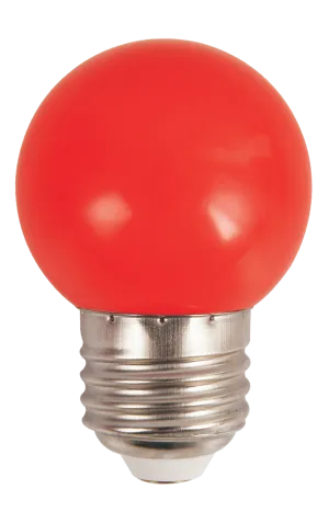 LED Bulb G45 1.5W Red E27