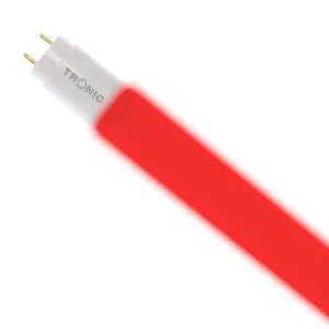 LED Tube 2ft 9W Glass - Red