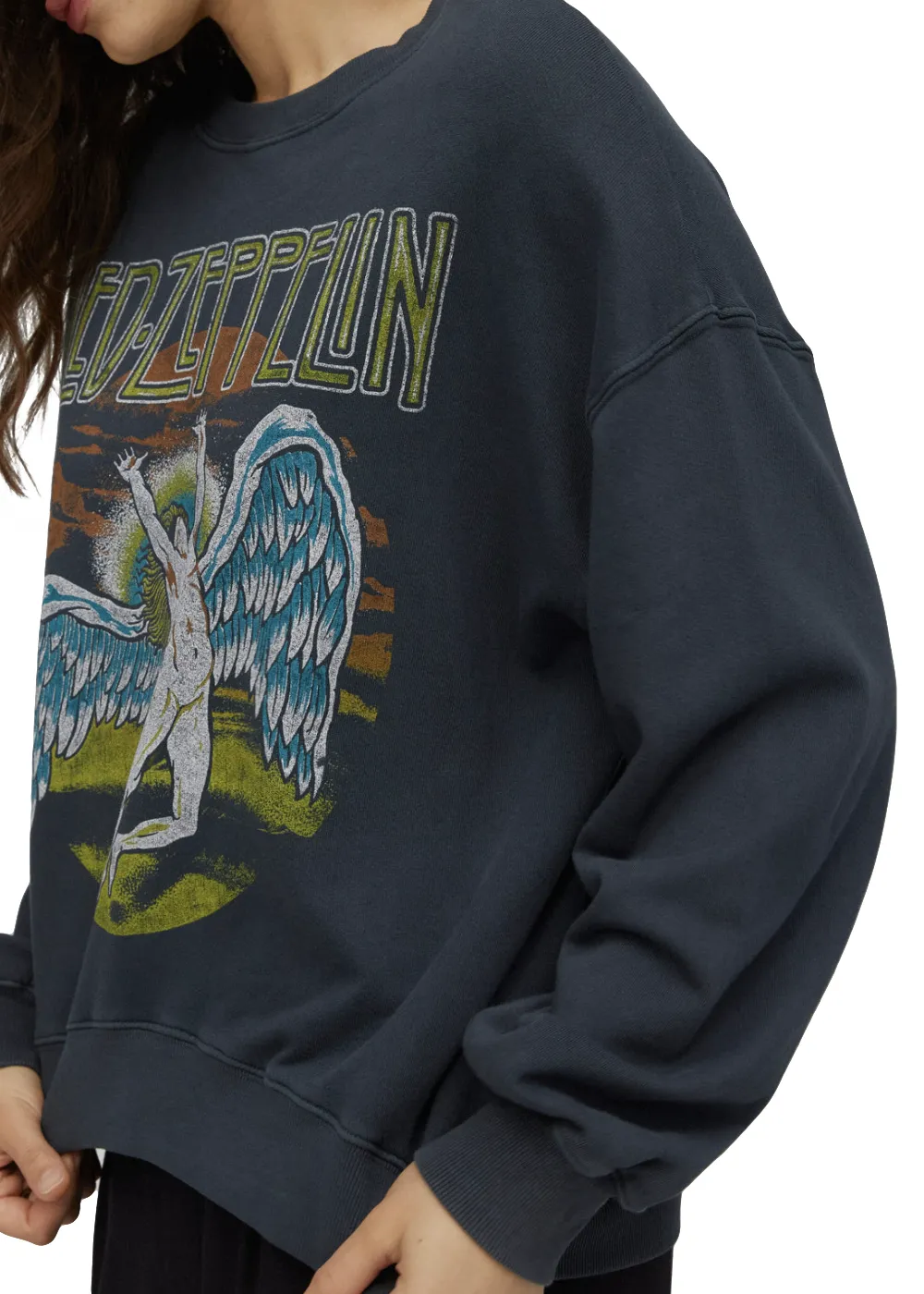 Led Zeppelin Zoso Oversized Sweatshirt by Daydreamer LA