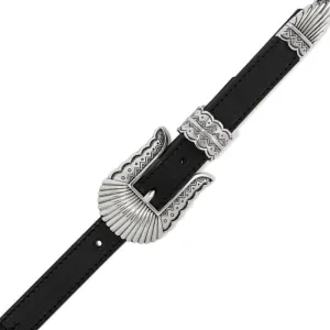 Leegin Tony Lama Kid's Black Nizhoni Cross Belt