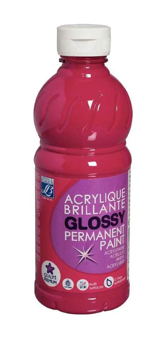 Lefranc & Bourgeois Glossy Acrylic Paint Red