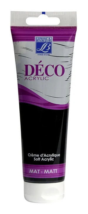 Lefranc & Bourgeois Shades Deco Matt Acrylic Cream NIGHT BLACK