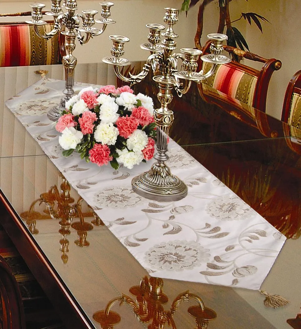 Legacy Damask Decorative Table Runner