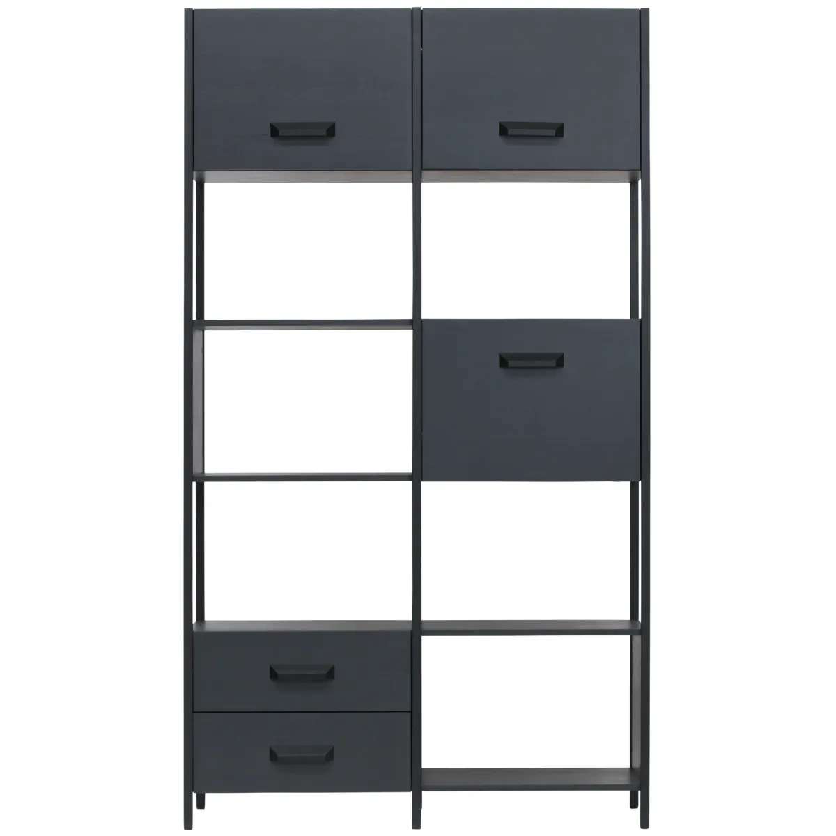 Legacy Matt Black Iron/Wood Cabinet