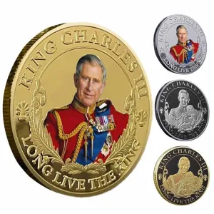 Legacy of King of United Kingdom Charles III Coronation Collectible Metal Commemorative Coin