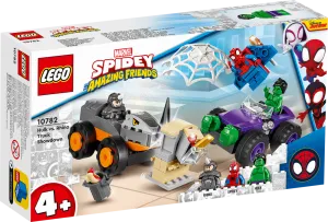 LEGO Spidey Hulk vs. Rhino Truck Showdown 10782