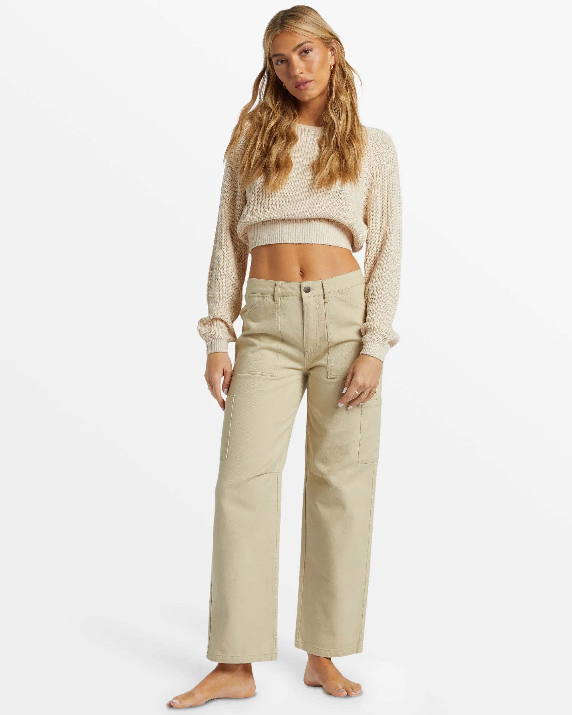 Leia Cargo Pants - Light Avocado