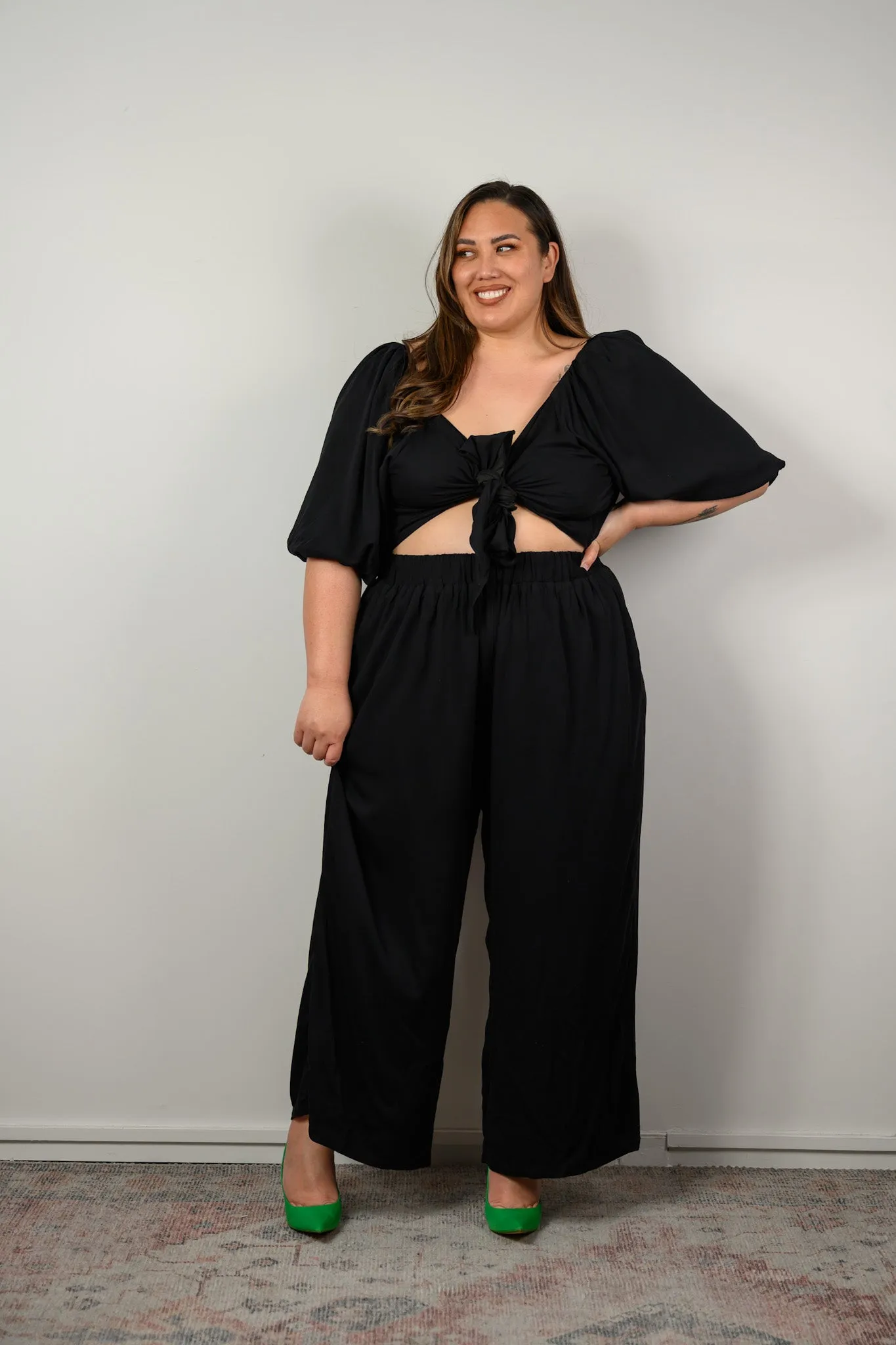 Leilani Jumpsuit - BLACK