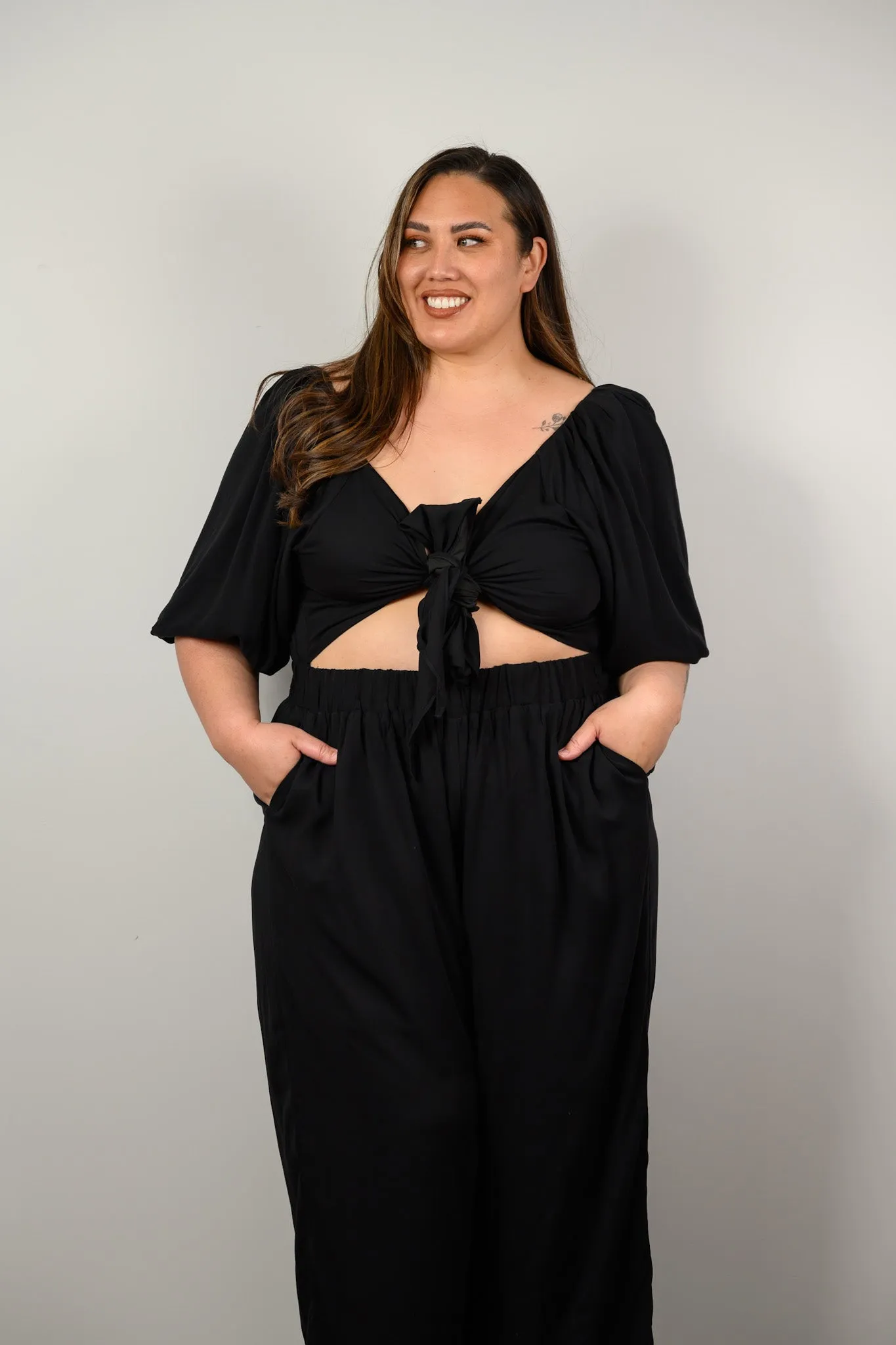 Leilani Jumpsuit - BLACK