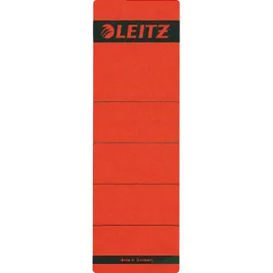 Leitz SPINE LABEL-RED-SHORT-BROAD