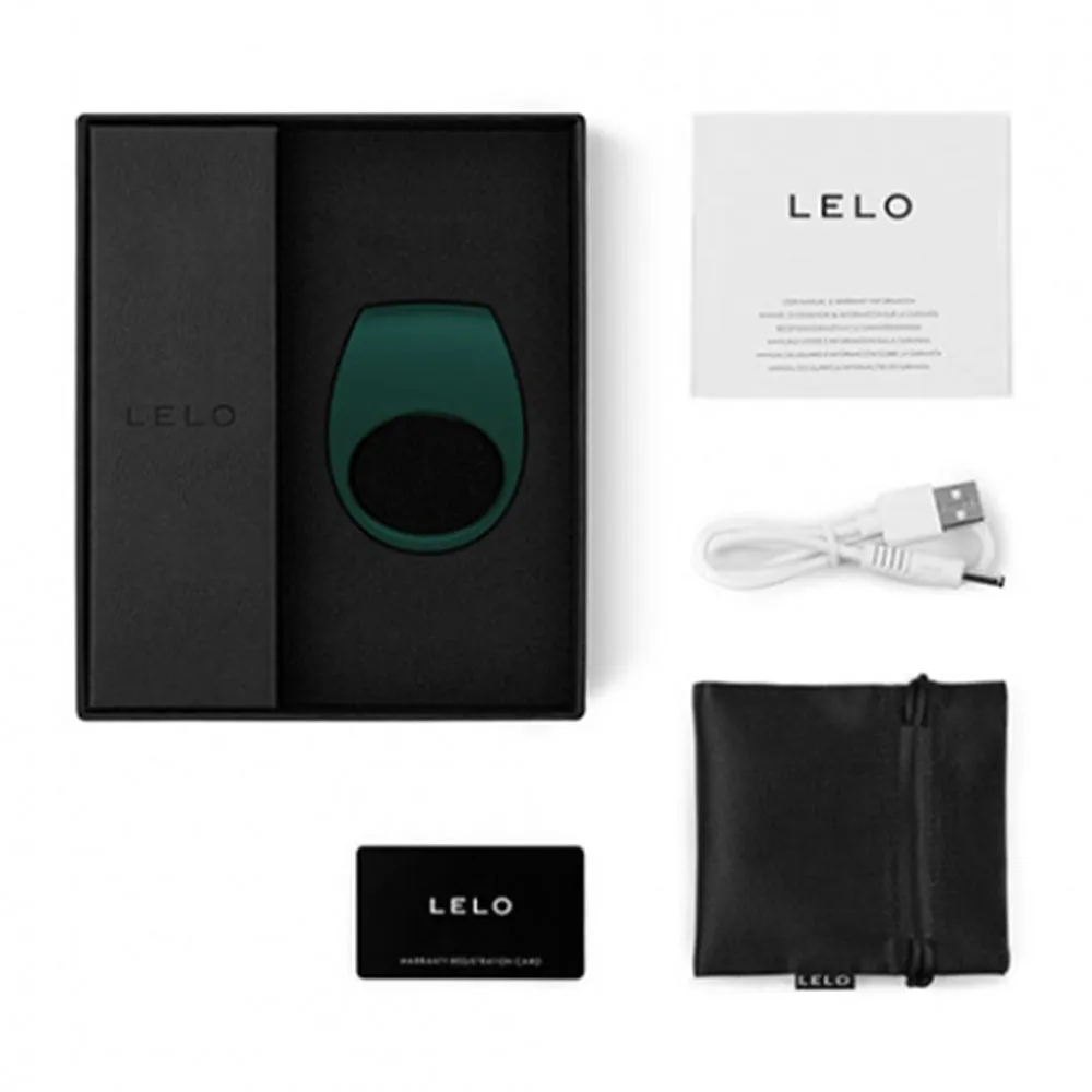 Lelo Tor 2 Vibrating Couples’ Ring Dark Green