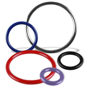 LeLuv Stainless Steel Glans/Penis Rings | 5mm-6mm Round Gauge | 22mm-64mm Inner Diameter