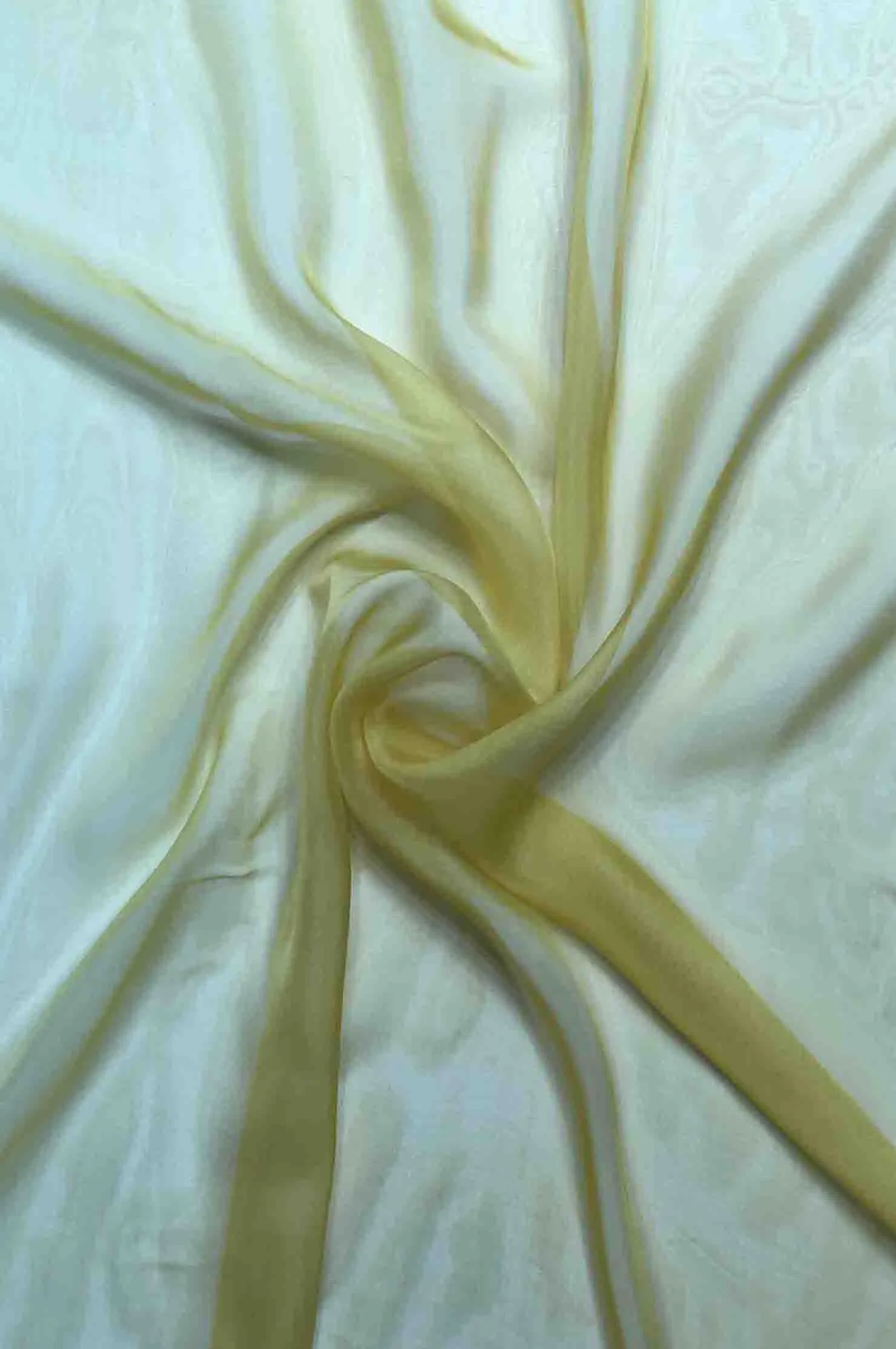 Lemon Chrome/Aurora Ombre Silk Chiffon 2D-1018/4 Fabric