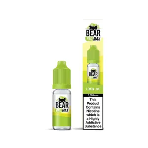 Lemon Lime 10ml Nic Salt E-Liquid by Bear Pro Max 3500