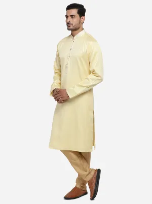 Lemon Yellow Kurta Set | Azania