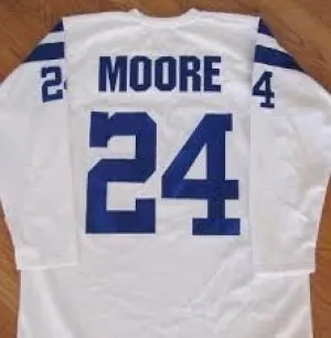 Lenny Moore Baltimore Colts Long Sleeve Vintage Style Throwback Football Jersey