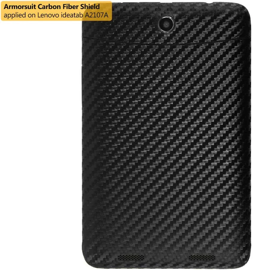 Lenovo A2107 Screen Protector   Black Carbon Fiber Skin