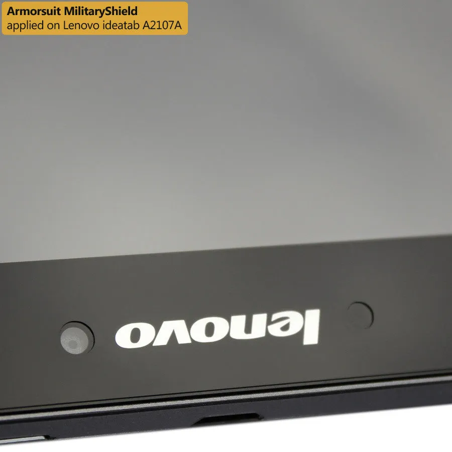 Lenovo A2107 Screen Protector   Black Carbon Fiber Skin