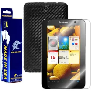 Lenovo A2107 Screen Protector   Black Carbon Fiber Skin