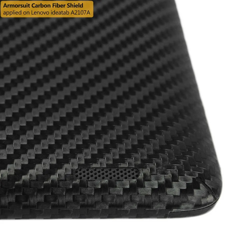 Lenovo A2107 Screen Protector   Black Carbon Fiber Skin