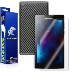 Lenovo Tab 2 A7 Screen Protector   Black Carbon Fiber Skin