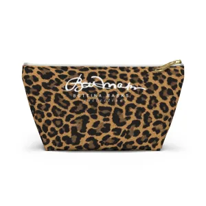 Leopard Accessory Pouch w T-bottom