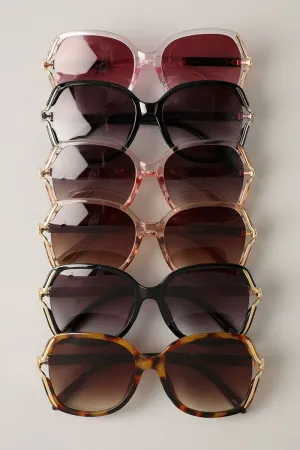 Leopard Frame Square Sunglasses- ASSORTED!