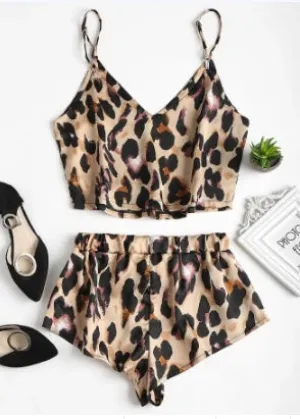 Leopard Pajama Set