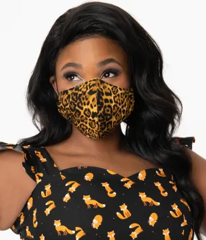 Leopard Print Face Mask