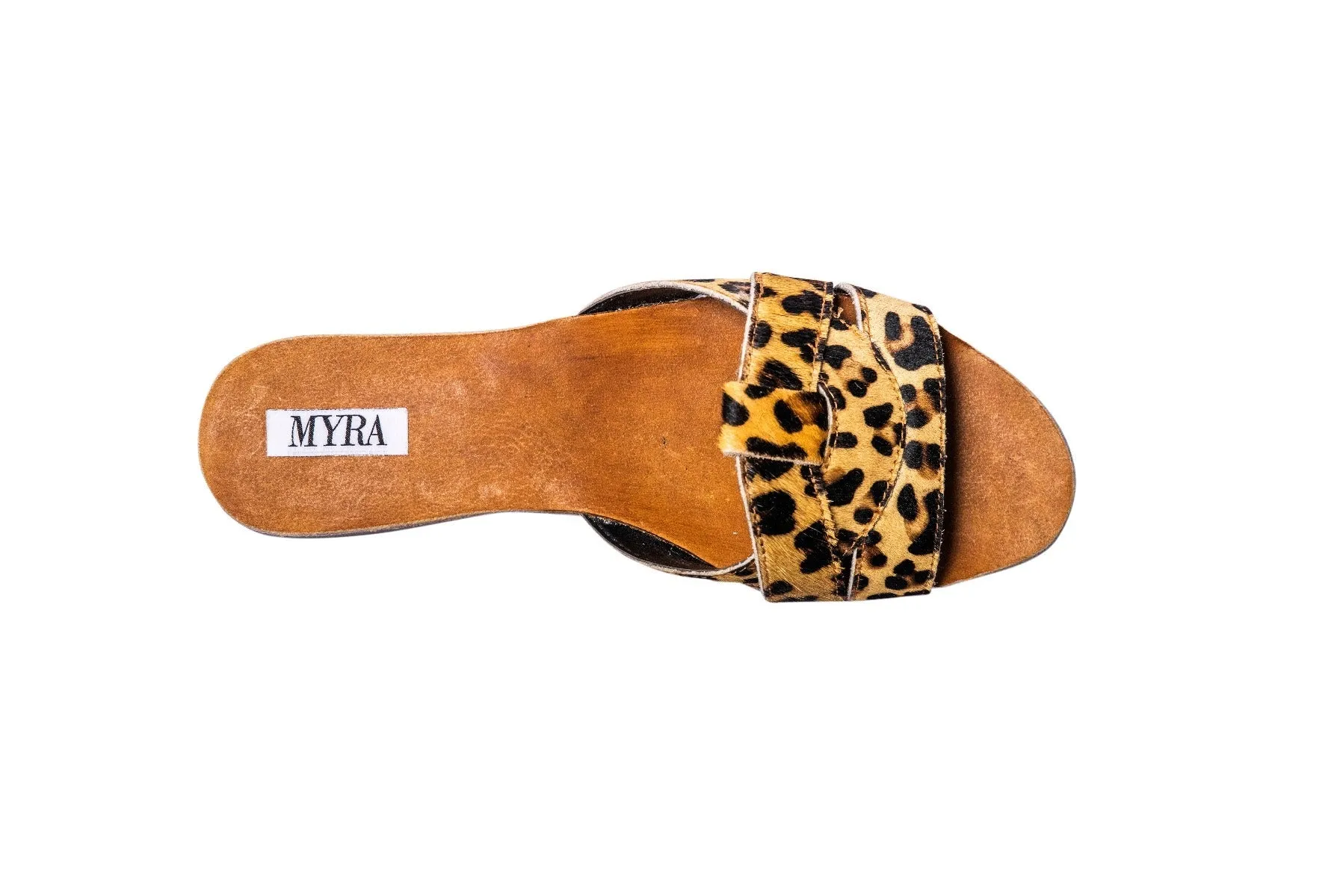 Leopard Print Layered Sandal