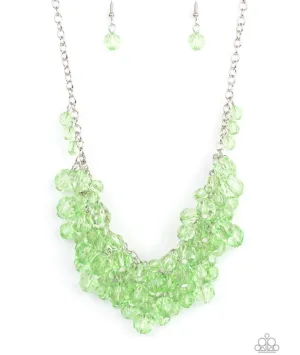 Let The Festivities Begin - Green Necklace - Paparazzi Accessories