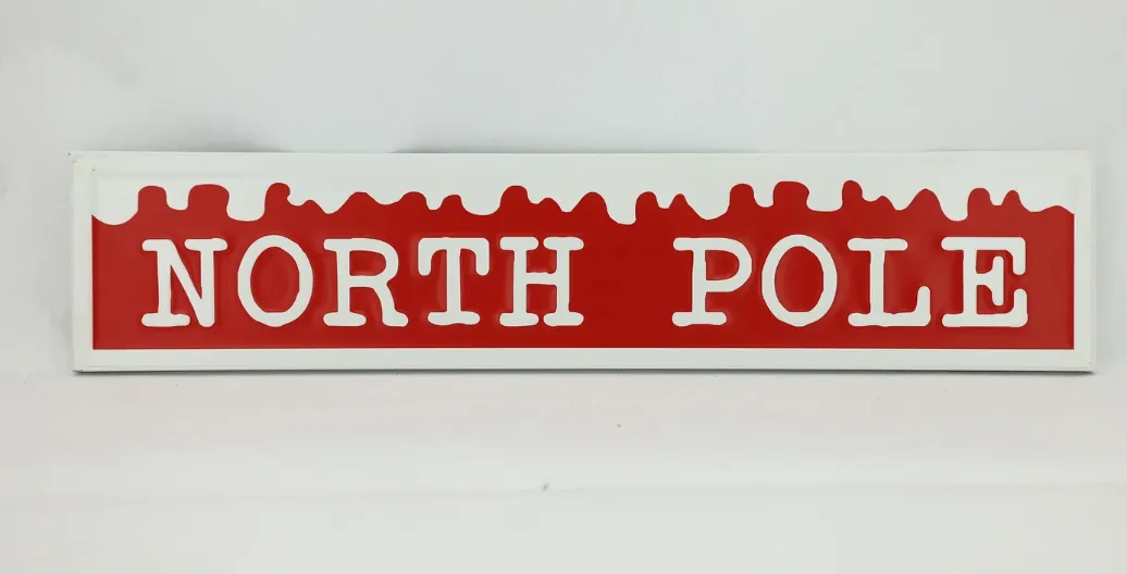 Letrero North Pole VR / North Pole sign VR