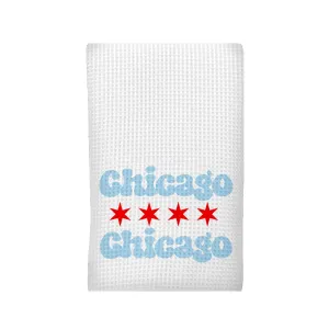 Lettering Chicago Tea Towel