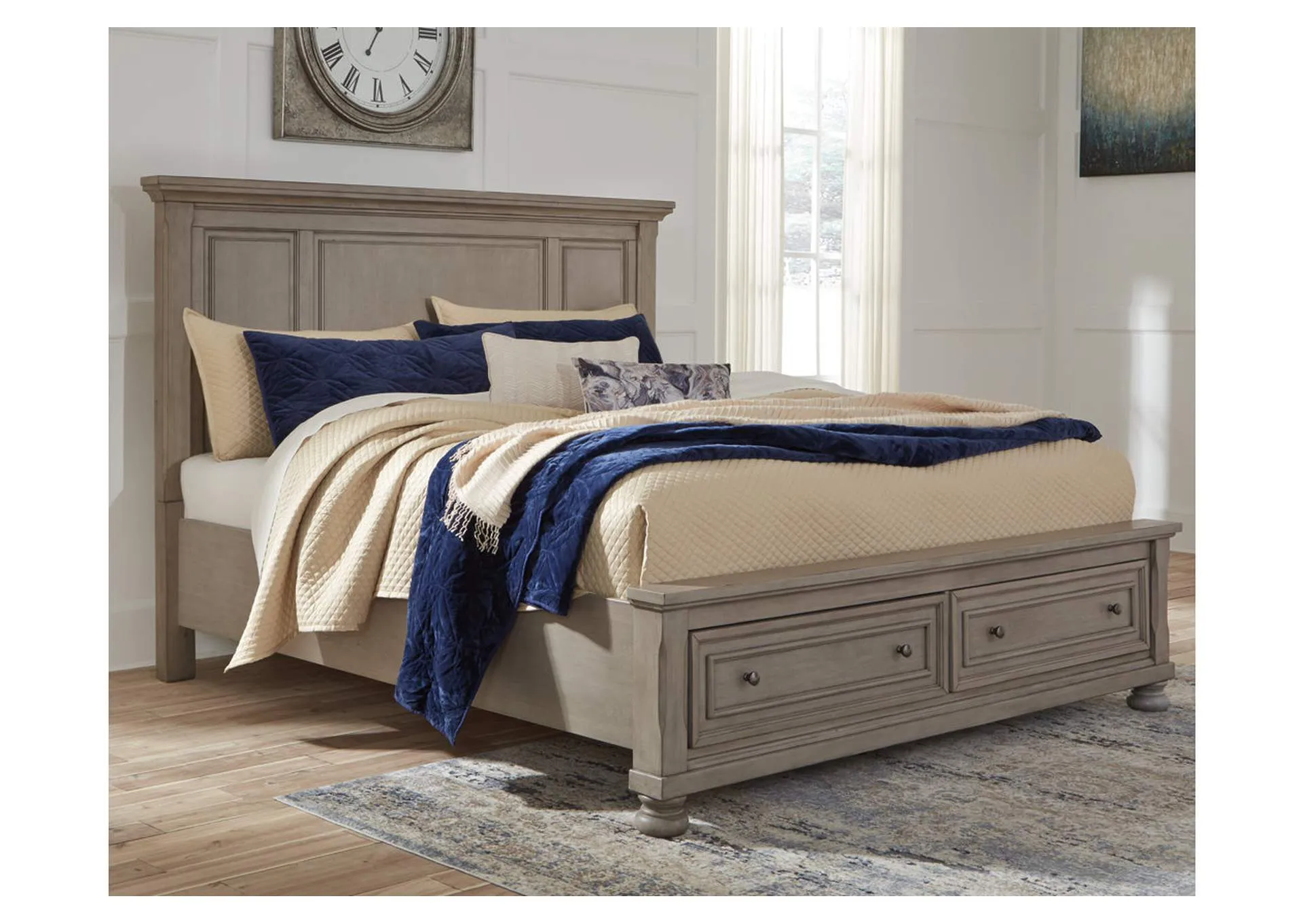 Lettner Queen Panel Storage Bed