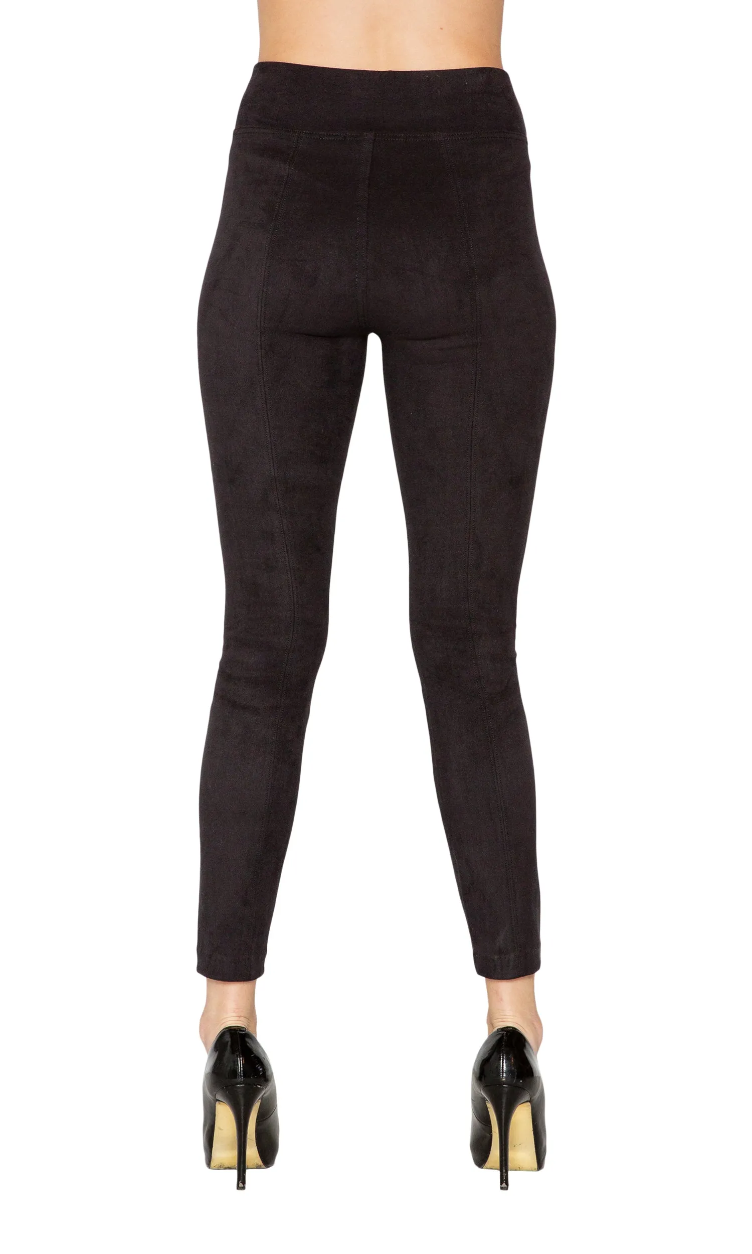 Level 99 Hannah High Rise Pull On Skinny - Black