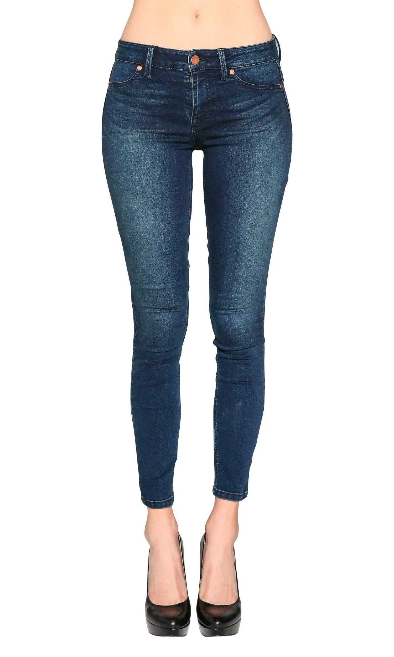 Level 99 Janice Mid-Rise Ultra Skinny Denim - Krave