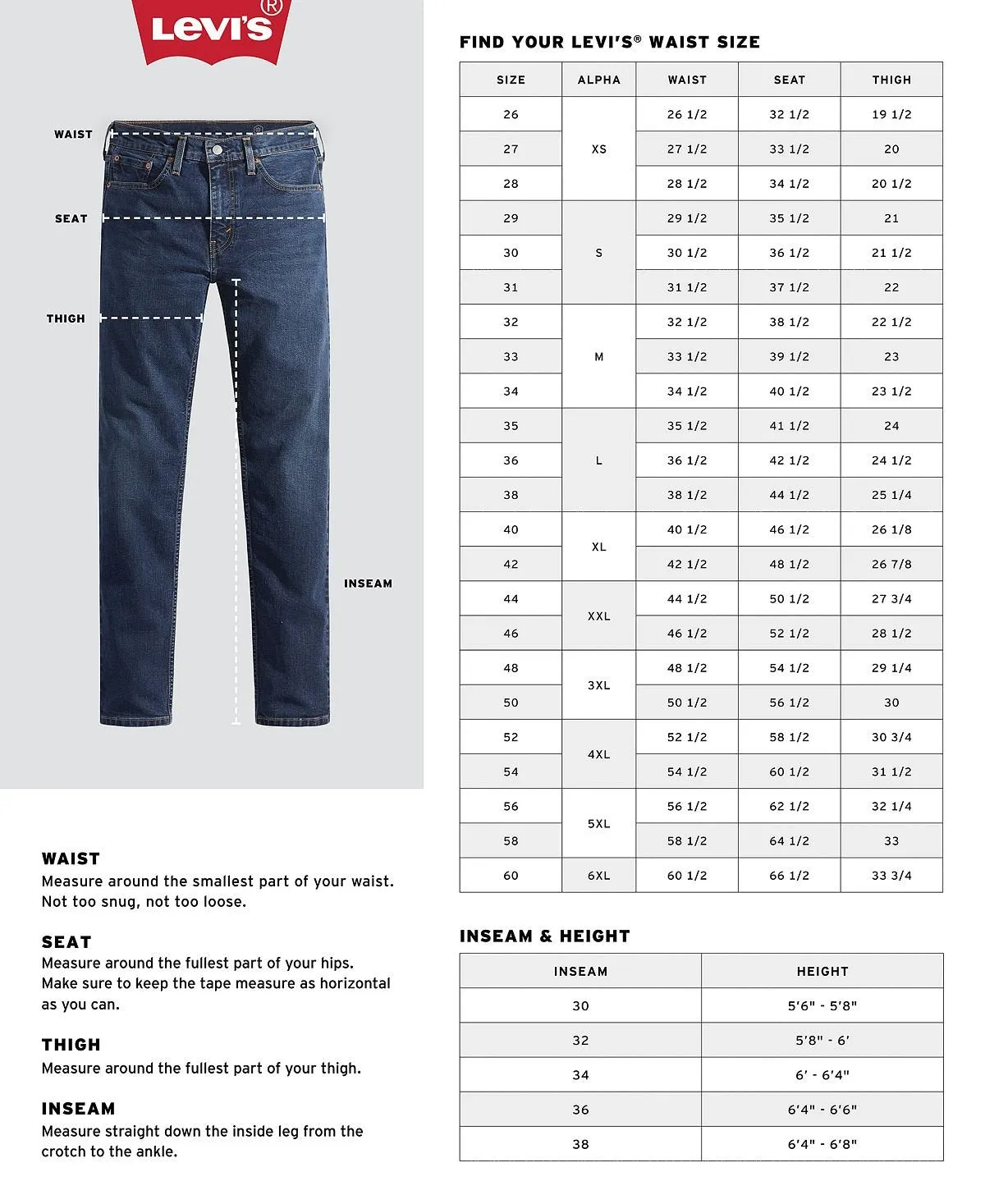 Levi's Men's 505 Regular Fit Eco Performance Jeans, Multi