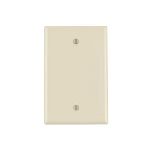 Leviton Ivory 1 gang Nylon Blank Wall Plate 1 pk