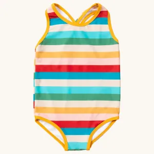 LGR Rainbow Stripe UPF 50  Recycled Swimsuit